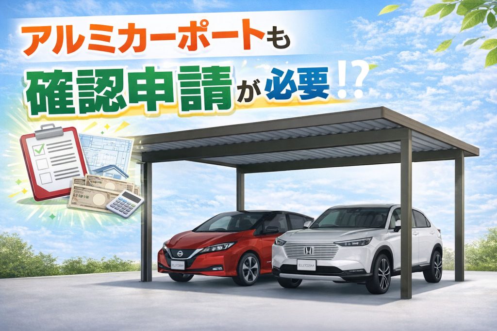 カーポートも確認申請が必要！？
