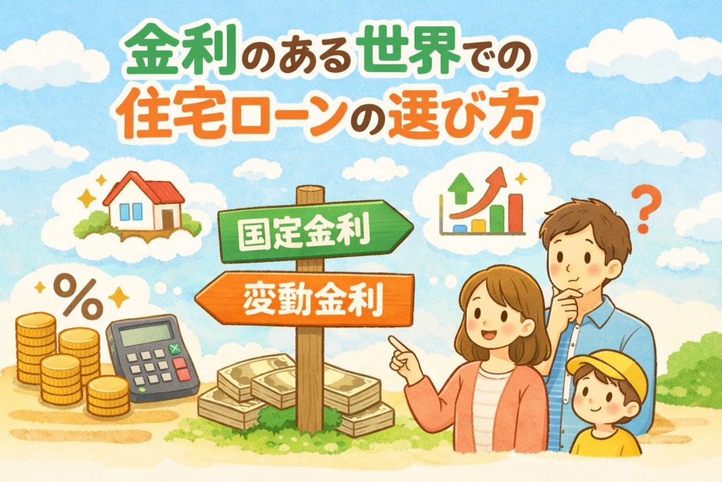 金利ある世界での住宅ローン金利の選び方
